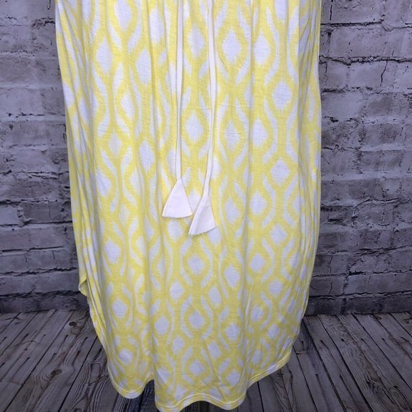 Anthropologie One September Yellow Boho Tassel Top - Picture 4 of 12